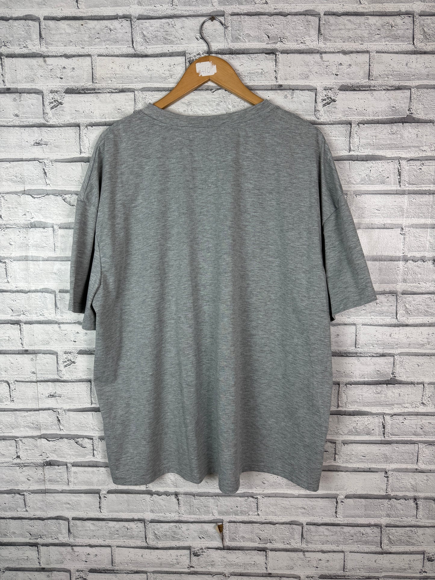 Vintage Vibes Grey Unisex Sealife Marine Fish Whale Graphic Print T-Shirt XXL