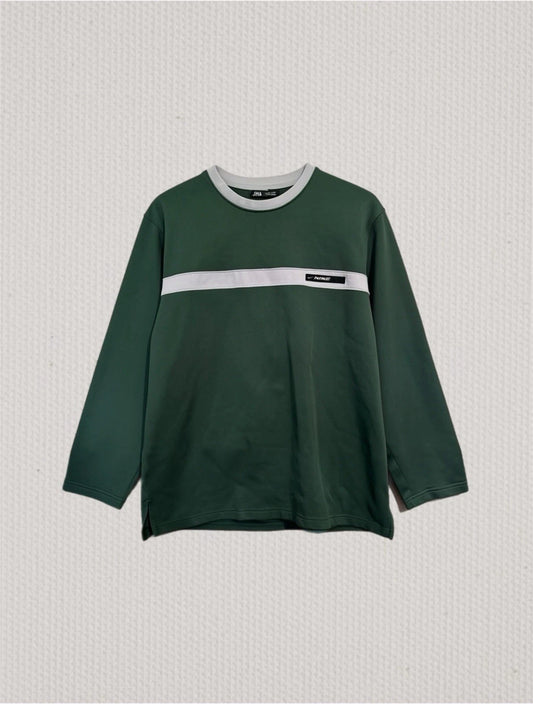 Nike Vintage Y2K Green 90s Top Mens Large Swoosh Stripe L Streetwear 2000s