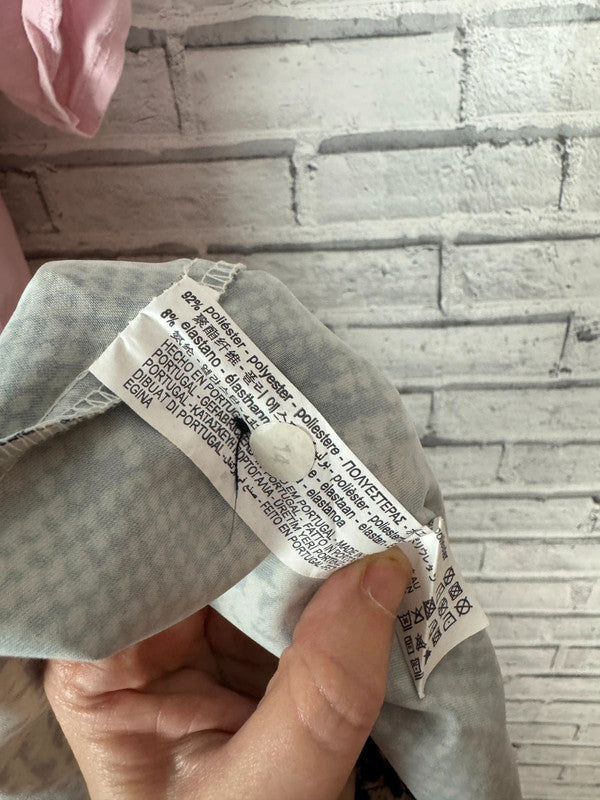 Zara Python Snake Print Midi Skirt Button Front Slit Animal Print Size Small UK 8/10