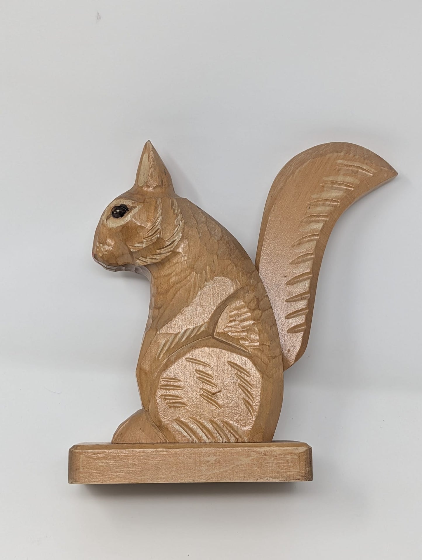 Vintage German Hand Carved Wooden Squirrel Nutcracker Rhönholzschnitzerei Johann Weih GmbH