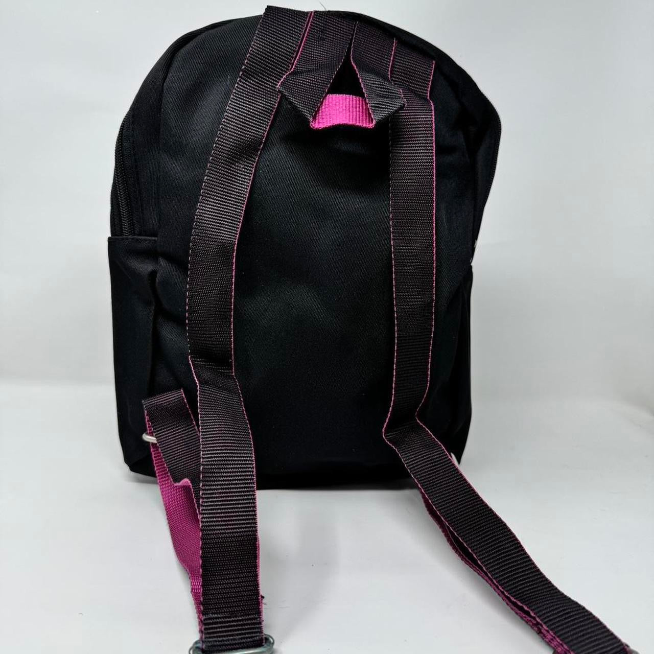 90s Vintage Black Winnie The Pooh Disney Embroidered Paisley Eeyore Backbag Bag