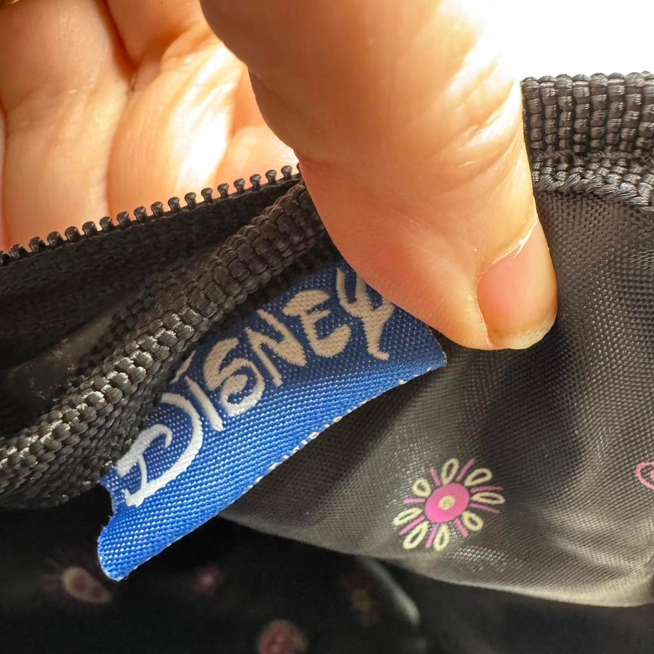90s Vintage Black Winnie The Pooh Disney Embroidered Paisley Eeyore Backbag Bag