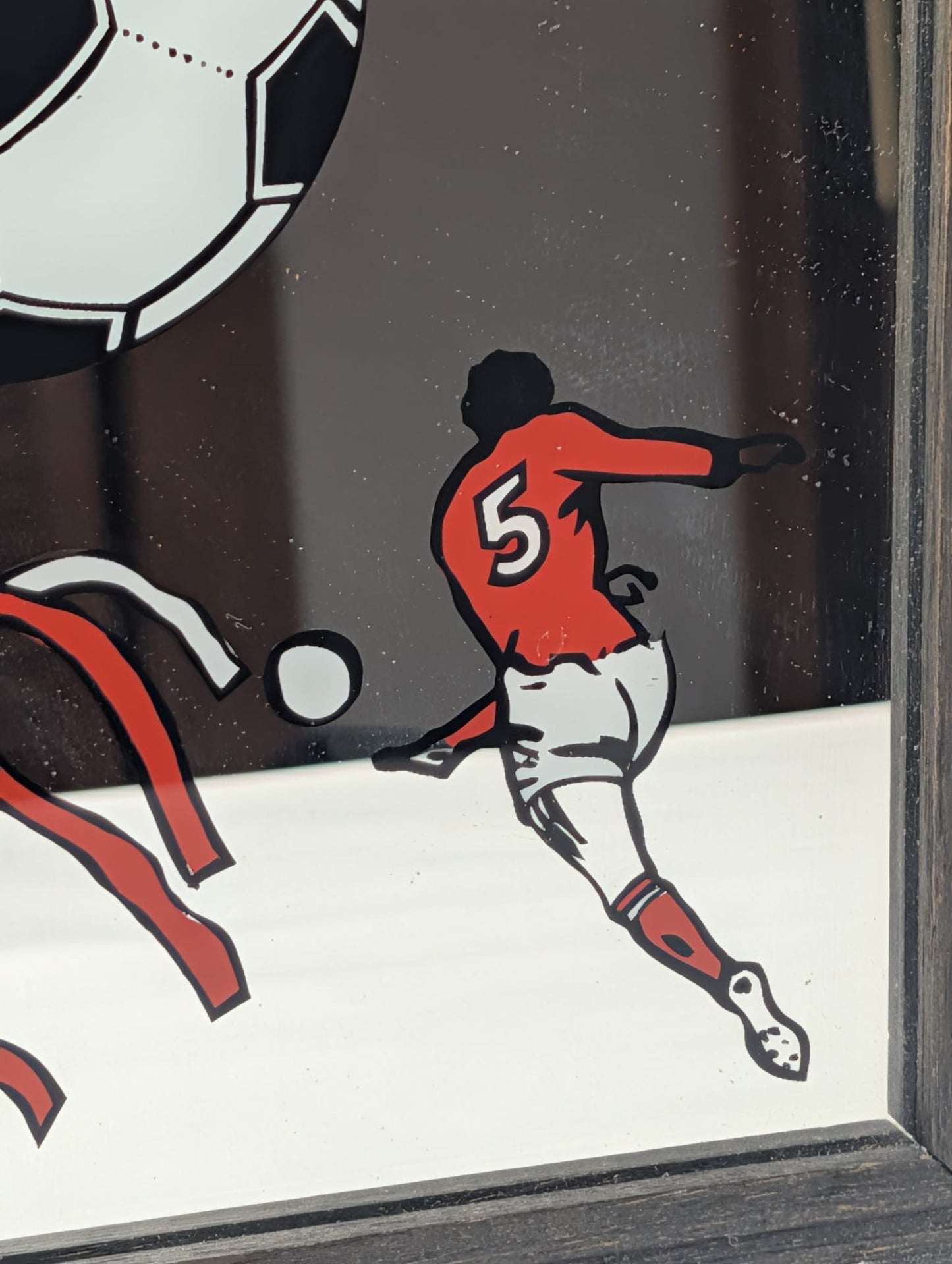 Manchester United Football Club 'The Greatest' Picture Mirror Vintage Retro
